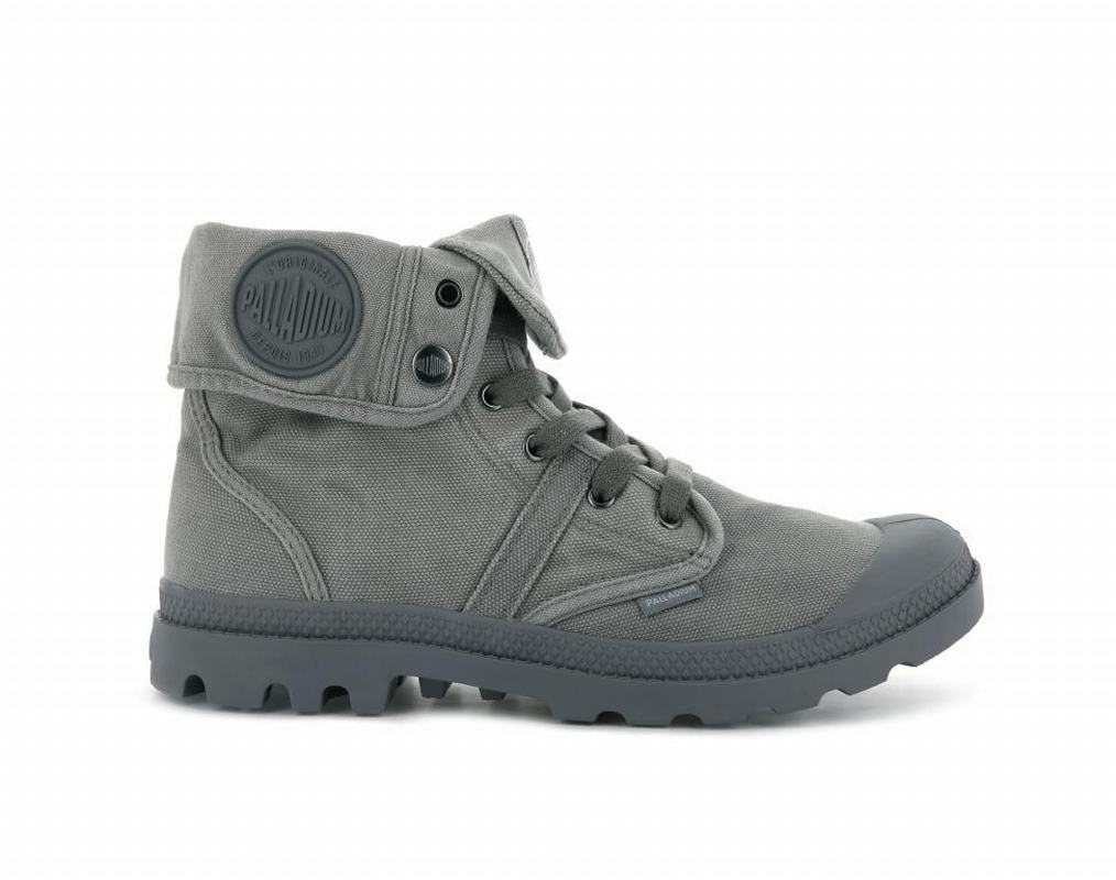 Palladium Pallabrousse Baggy Men's Boots Dark Grey (OXYD21745)